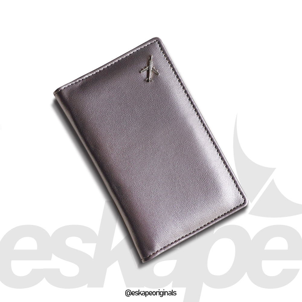 Shiny Metallic Travel Wallet